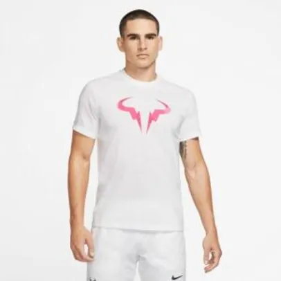 Camiseta Nike Court Rafa Dri-Fit Masculina - Branco | R$60