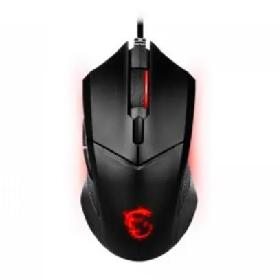 Mouse Gamer MSI Clutch GM08 4200DPI Preto | R$ 40