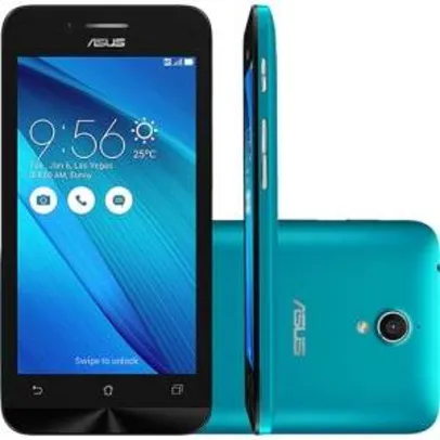 [SHOPTIME] Smartphone ASUS Zenfone Go Dual Chip Desbloqueado Android 5.0 Tela 5" 16GB 3G 8MP - Azul - R$ 647,19 no boleto ou R$ 719,10 parcelado -  Use o cupom MEGAOFF