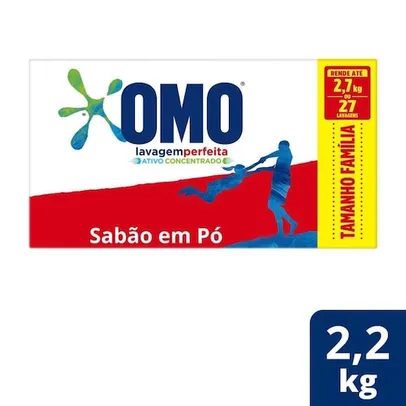 Kit 2 Lava-Roupas em Pó Omo Lavagem Perfeita 2,2kg