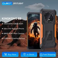 [Com Taxa] Smartphone Robusto Cubot KingKong Es 128GB/6gb 90Hz 5100mAh