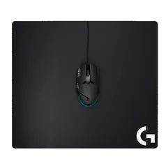 Mousepad Logitech G640, Grande, 400x460mm, para Jogos de Baixo DPI, Preto - 943-000088