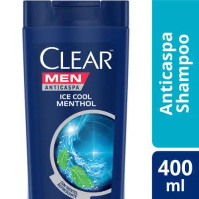 Saindo por R$ 13: Shampoo Clear Men Ice Cool Menthol 400ml | Pelando