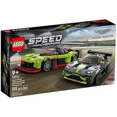 LEGO Speed Champions: Aston Martin Valkyrie AMR Pro e Aston Martin Vantage GT3 - 592 Peças