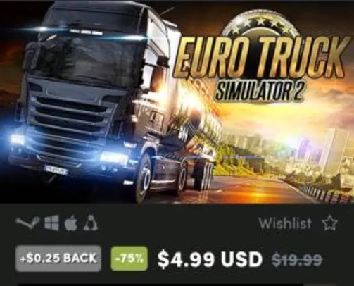 Euro Truck Simulator 2 - PC R$19