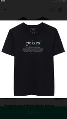 Camiseta Estampa Signo Peixes R$13