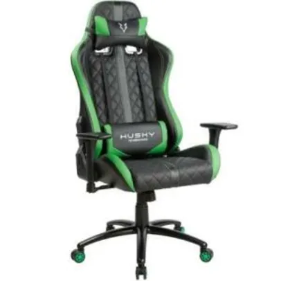 Cadeira Gamer Husky Hailstorm, Black Green | R$599