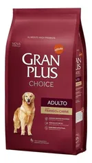 Ração Granplus Choice Frango E Carne Cães Adultos 15kg