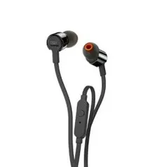 JBL T210 BLK FONE DE OUVIDO IN-EAR COM MICROFONE por R$ 60