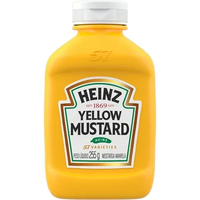 [CC. AME | PAGAMENTO AME ] Mostarda Yellow Mustard 255g - Heinz