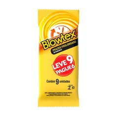 Preservativo Blowtex Retardante Leve 9 Pague 6 unidades