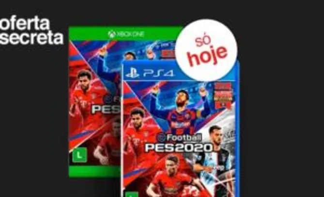 Game EFootball PES 2020 - Xbox One - R$98