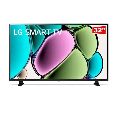 Product photo Smart Tv LG Led 32" Hd Wi-Fi, Bluetooth, HDR, Alexa, Webos | Preto