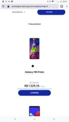 [Porto Seguro] Smartphone Samsung Galaxy M51 128GB | R$1.529