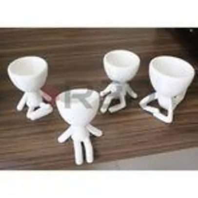 Vaso Decorativo Robert Plant Para Suculentas Kit Com 4 - R$100