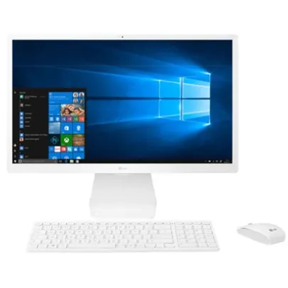 All In One LG Branco 21.5" Intel Celeron 4GB RAM 500GB HD N412022V280-L.BY42P2 FullHD