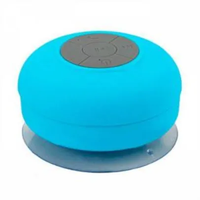 Mini Caixa de Som Portátil Bluetooth Azul Bts-06 | R$9