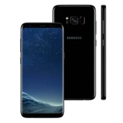 Samsung Galaxy S8, 64GB, Preto, Tela 5.8"