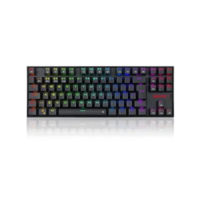 Teclado Mecânico Gamer Redragon Kumara Pro RGB Switch Marrom Preto - K552RGB-BRS-B