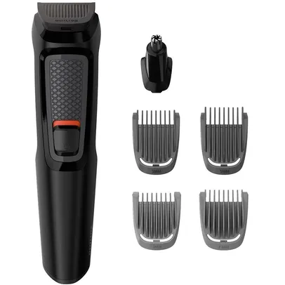 Aparador De Pelos Philips Multigroom, 6 Em 1, 4 Pentes, Recarregável, Preto Bivolt