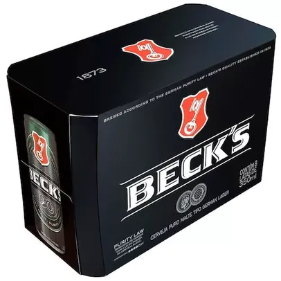 [VIP] Cerveja Becks Puro Malte Lata 350ml Pack - 8 Unidades