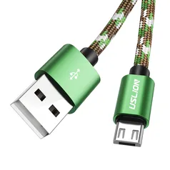 [Imposto Incluso] Cabo USB Tipo C Nylon trançado 2.4a, Camuflagem