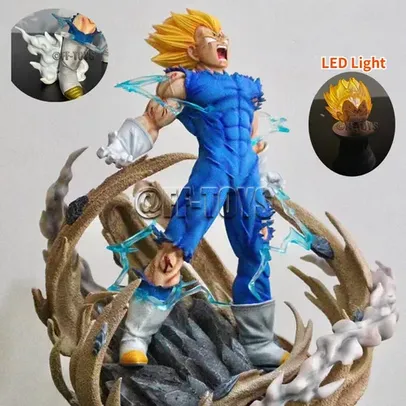 [27CM] Action Figure Dragon Ball Z Auto Destruição Majin Vegeta 