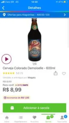 Cerveja Colorado Demoiselle - 600ml | R$6,36