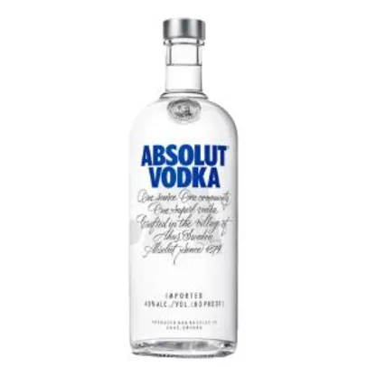 2 unidades - VODKA ABSOLUT 1 LITRO | R$100