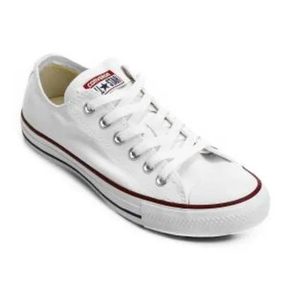 Tênis Converse All Star Ct As Core Ox - Off White e Vermelho | R$100