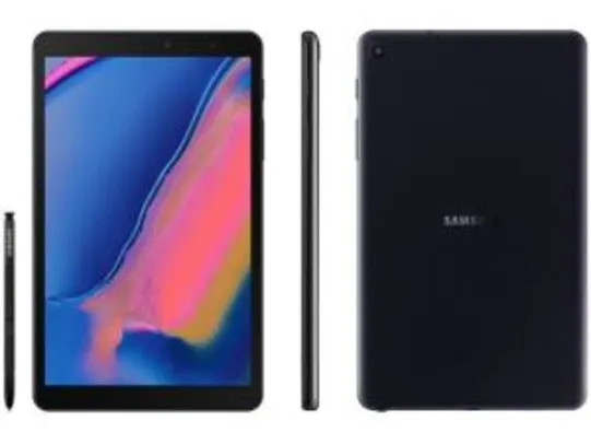 Tablet Samsung Galaxy Tab A SPen P205 32GB, 3GB RAM, Tela 8", Câmera Traseira 8MP, Câmera Frontal de 5MP, 4G, Android 9.1 - Preto | R$ 1299