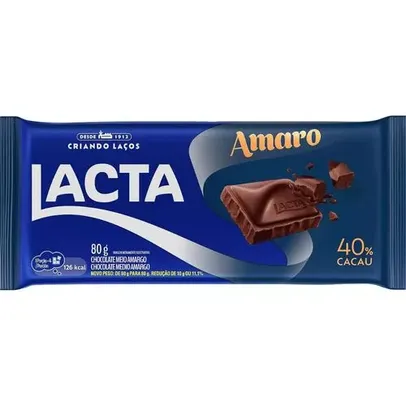 3 Chocolates tabletes da Lacta cada R$ 2,99