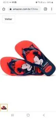 Chinelo Top Disney, Havaianas, Adulto Unissex | R$20