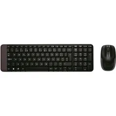 [Cartão Americanas] Teclado e Mouse Wireless MK220 sem Fio - Logitech R$ 80