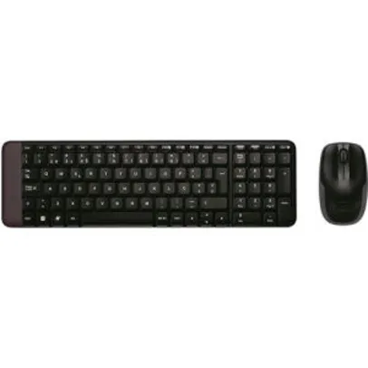 [Cartão Americanas] Teclado e Mouse Wireless MK220 sem Fio - Logitech R$ 80