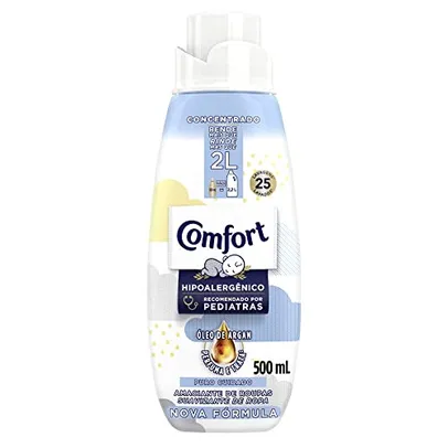 Amaciante Concentrado Comfort Puro Cuidado 500 ml, Comfort, 500 Ml