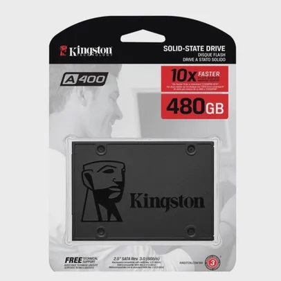 [AME SC R$111][INTERNACIONAL]Ssd kingston a400 480gb 500mb/s para Leitura e 450mb/s para Gravação