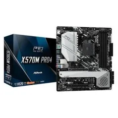 Placa-Mãe ASRock X570M Pro4 | R$1140