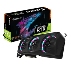 Placa de Video Gigabyte GeForce RTX 3060 Ti Aorus Elite, LHR, 8GB, GDDR6, 256-bit, REV 2.0