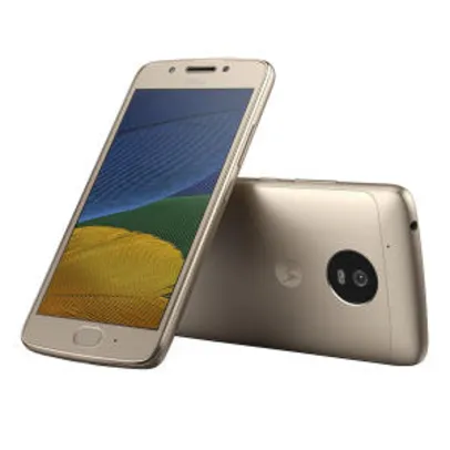 Moto G5 Dourado Motorola 32 GB - R$719,10 à vista