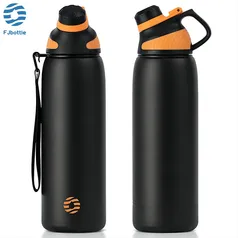 Garrafa Térmica Feijian LKG FJbottle com Tampa Magnética, 1.000ml - Para Bebidas Frias 24h ou Quentes 12h