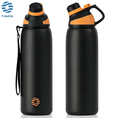 Garrafa Térmica Feijian LKG FJbottle com Tampa Magnética, 1.000ml - Para Bebidas Frias 24h ou Quentes 12h