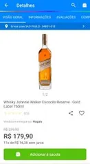 Whisky Gold Label Reserve 750ml | R$180