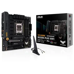 Placa Mãe Asus TUF Gaming B650M-Plus, AMD AM5 B650, mATX, DDR5, Wi-Fi - 90MB1BF0-M0EAY0