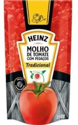 [C. Magalu] Molho De Tomate Heinz Tradicional Sachê 250g