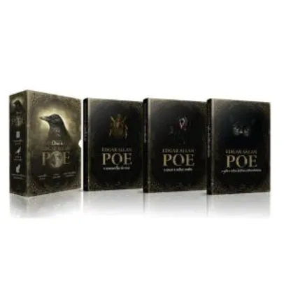 [APP] Box - Edgar Allan Poe - Histórias Extraordinárias - 3 Volumes - Acompanha Pôster - R$26