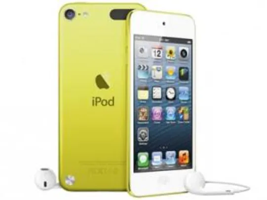 Saindo por R$ 459: iPod Touch Apple 64GB Tela Multi-Touch Wi-Fi - Bluetooth Câmera 5MP - R$459 | Pelando