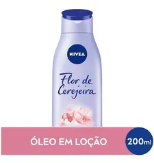 Loção Hidratante Nivea Óleos Essenciais Flor Cerejeira 200ml