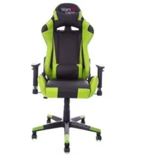 Cadeira Gamer Star Ajustável - Verde R$455