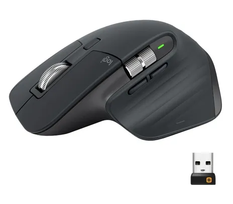 [REEMBALADO] Mouse sem fio Logitech Mx Master 3 Preto | R$450
